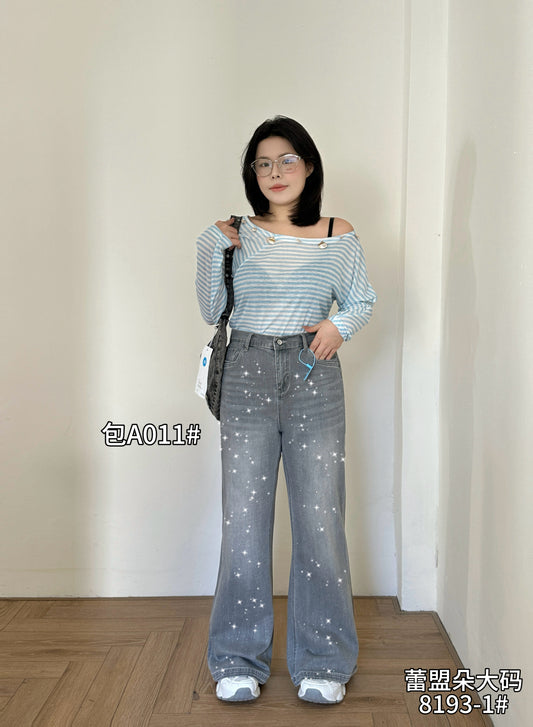 Flared Jeans - 8193-1