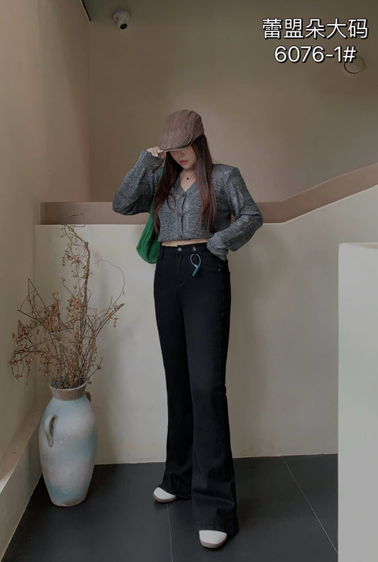 Flared Jeans - 6076-1