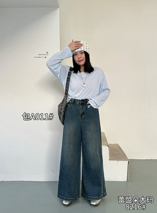 Wide-Leg Jeans - 8216